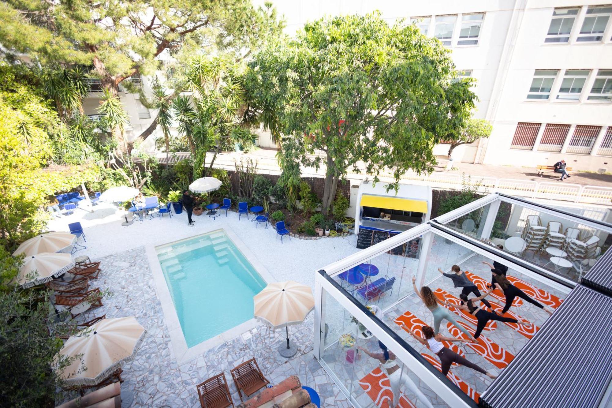 Hotel Le Sud Juan-les-Pins Kültér fotó